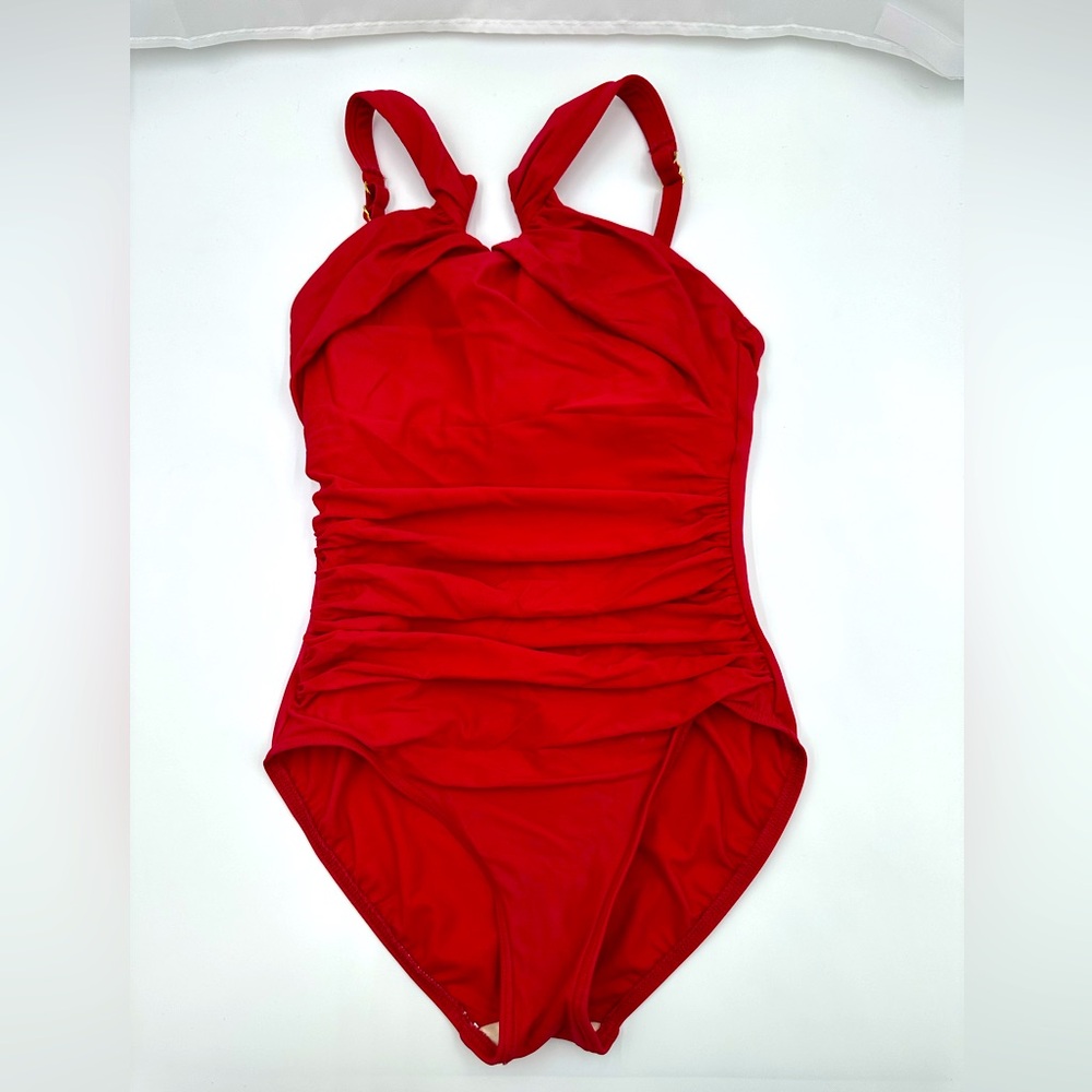 Miraclesuit Vibrant Red Swimsuit